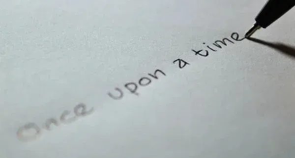 Once upon a time — handwritten
